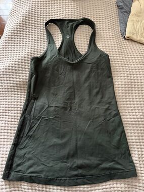 Lululemon Olive Green Racerback Tank
